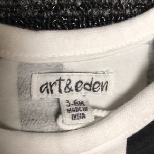 Art & Eden One Pieces - NWOT Art & Eden Romper & Hat Set Art & Eden One Pieces - NWOT Art & Eden Romper & Hat Set